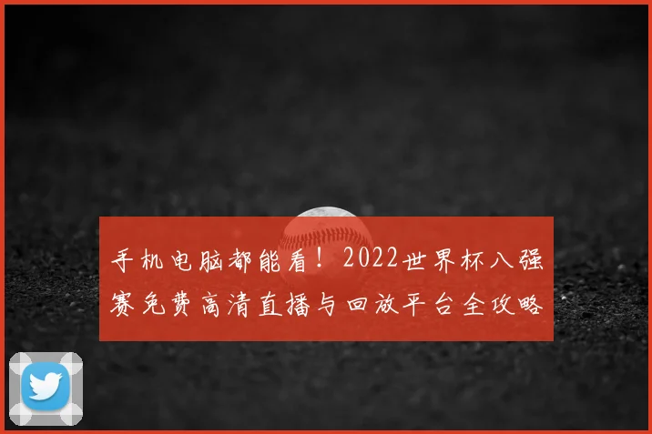 手机电脑都能看!2022世界杯八强赛免费高清直播与回放平台全攻略